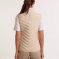 Pelle P Womens Arolla Vest - Lt. Beige Oak