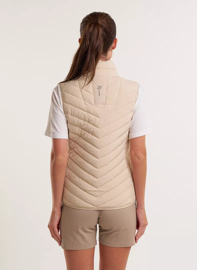 Pelle P Womens Arolla Vest - Lt. Beige Oak
