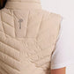 Pelle P Womens Arolla Vest - Lt. Beige Oak