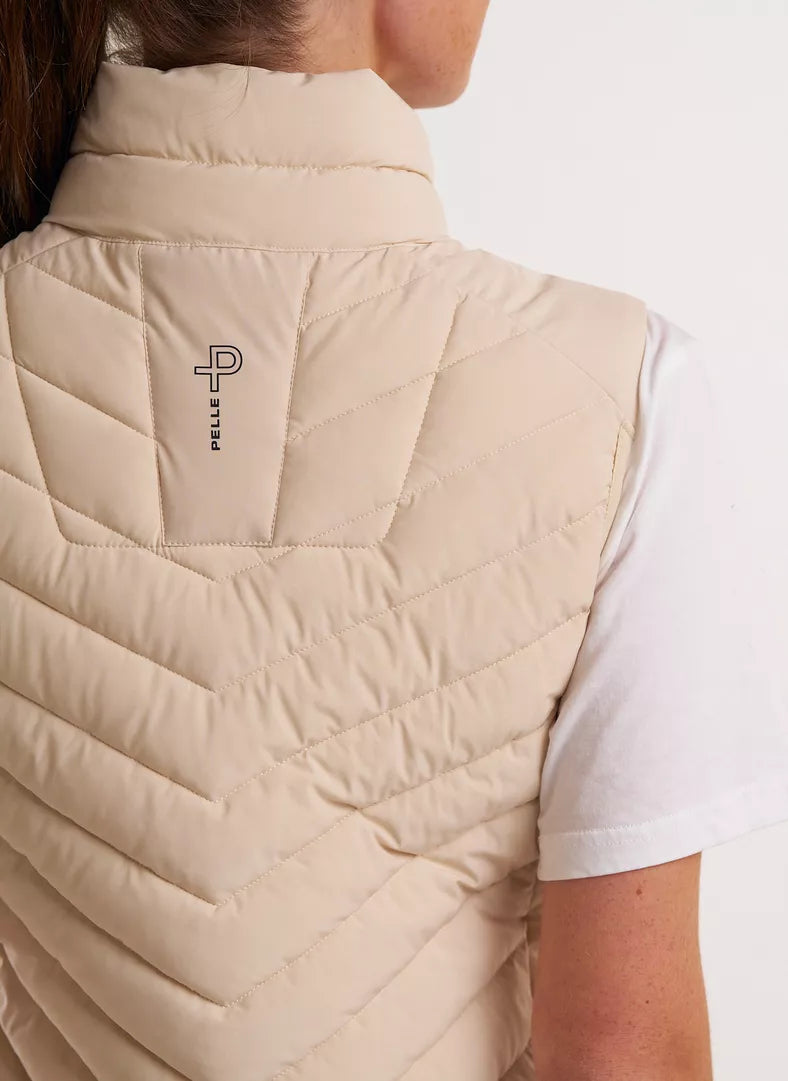 Pelle P Womens Arolla Vest - Lt. Beige Oak