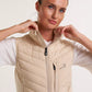 Pelle P Womens Arolla Vest - Lt. Beige Oak