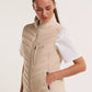 Pelle P Womens Arolla Vest - Lt. Beige Oak