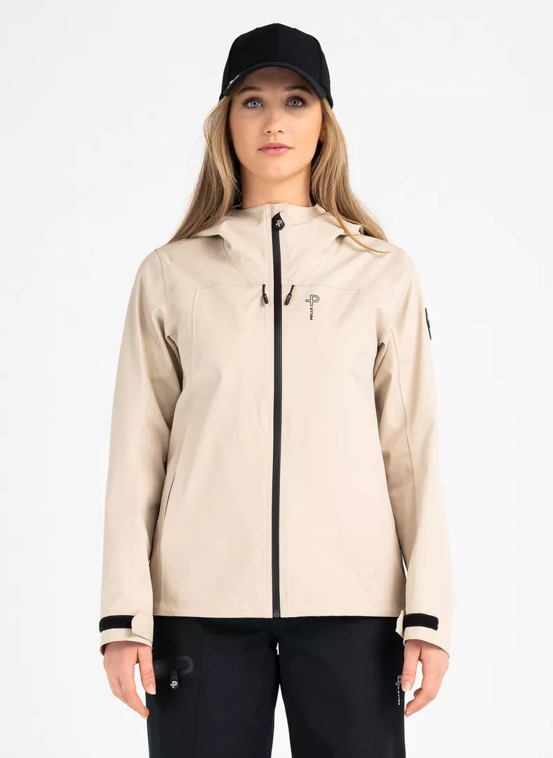 Pelle P Womens Challenger Tech Jacket - Lt. Beige Oak