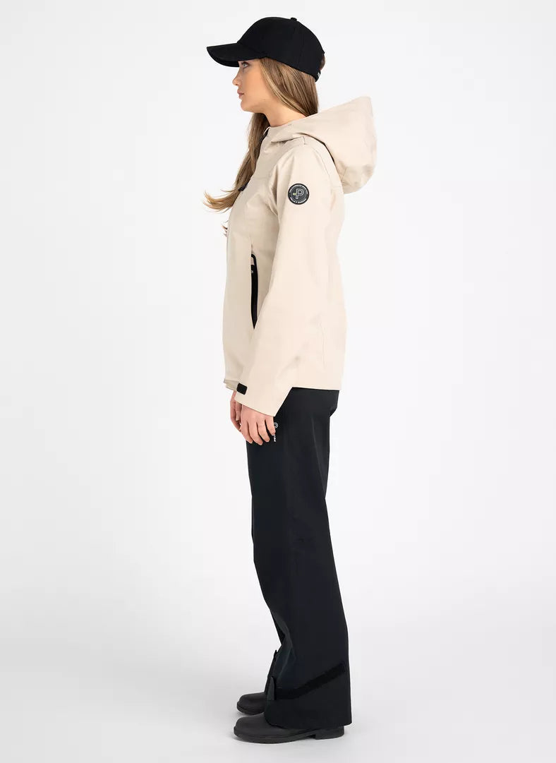 Pelle P Womens Challenger Tech Jacket - Lt. Beige Oak