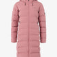 Pelle P Womens Commodus Padded Coat - Cold Blush