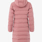 Pelle P Womens Commodus Padded Coat - Cold Blush