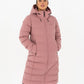 Pelle P Womens Commodus Padded Coat - Cold Blush
