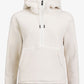 Pelle P Womens Cormo 1/2 Zip Hoodie - Cream White