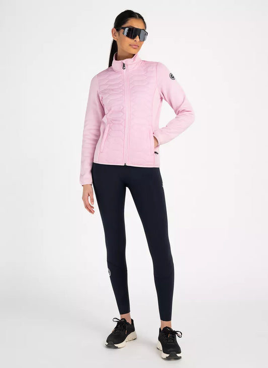 Pelle P Womens Levo Quilted Zip - Seashell Pink