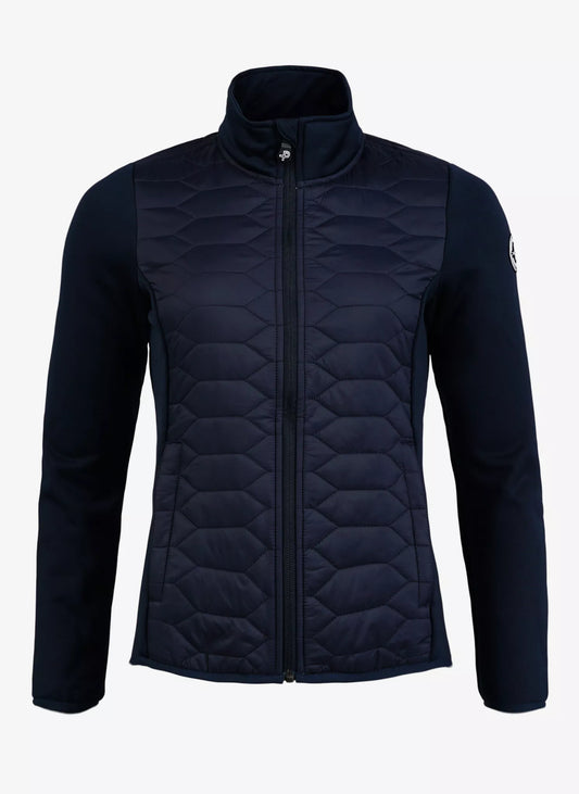 Pelle P W Levo Quilted Zip -  Dk Navy Blue