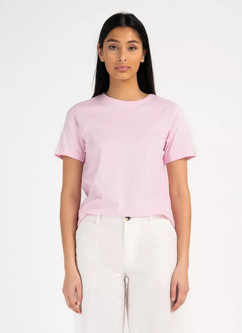 Pelle P Womens Perus Organic Cotton Tee - Seashell Pink
