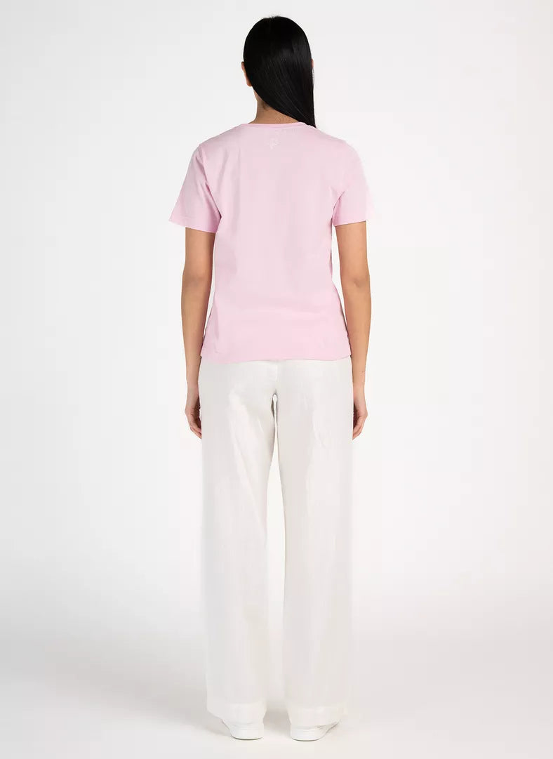 Pelle P Womens Perus Organic Cotton Tee - Seashell Pink