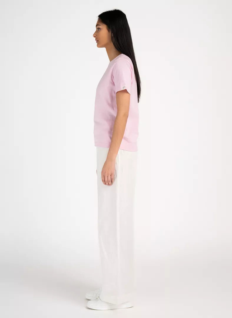 Pelle P Womens Perus Organic Cotton Tee - Seashell Pink