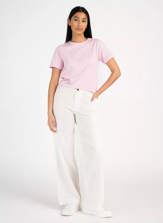 Pelle P Womens Perus Organic Cotton Tee - Seashell Pink
