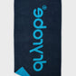 Dryrobe Organic Beach Towel - Blue/Charcoal Grey