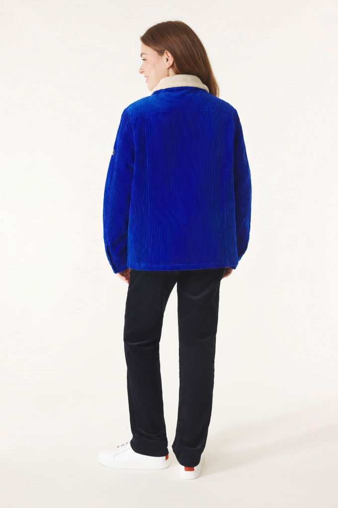 Mousqueton Beloni Corduroy Work Jacket - Cobalt