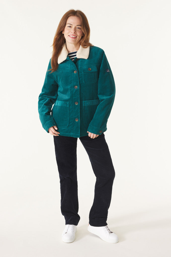 Mousqueton Beloni Corduroy Work Jacket - Emeraude