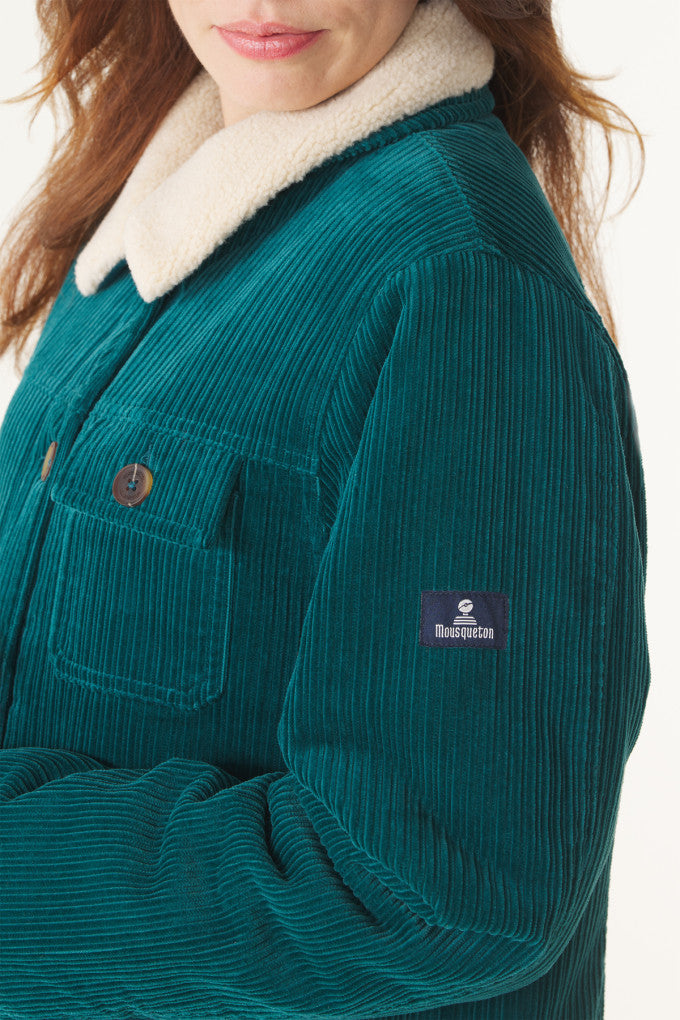 Mousqueton Beloni Corduroy Work Jacket - Emeraude