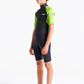 C-Skins Element 3:2 Junior Unisex Shorti - Anthracite/Lime/Multi