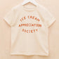 Ice Cream Appreciation Society Kids T-Shirt - Pecan