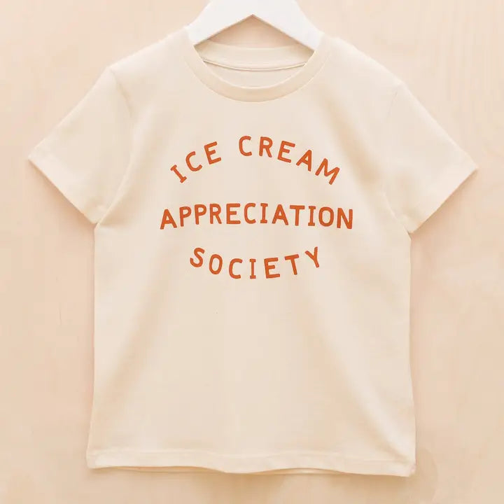 Ice Cream Appreciation Society Kids T-Shirt - Pecan