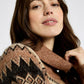 Dubarry Devlin Womens Fair Isle Pattern Jumper - Oat Multi