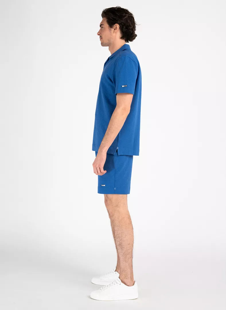 Pelle P Dock Camp Collar Shirt - Blue Horizon