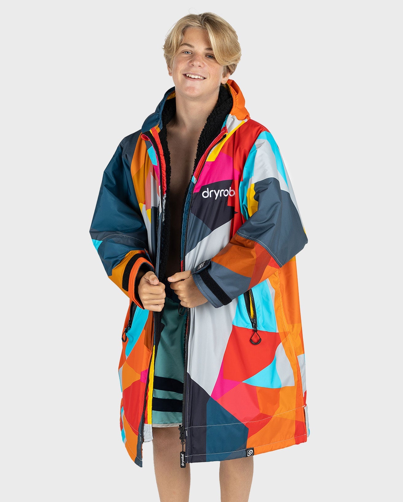 Dryrobe Advance Kids Long Sleeve - Abstract Print