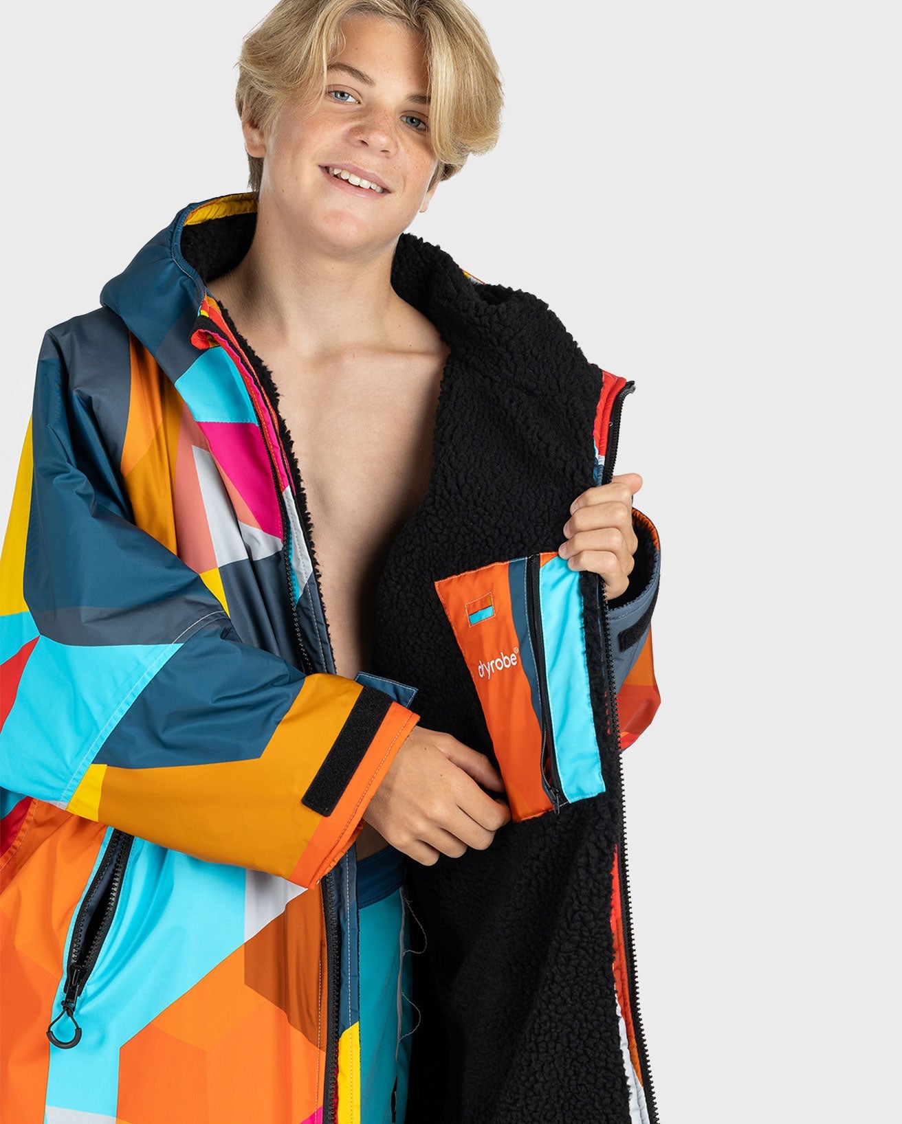 Dryrobe Advance Kids Long Sleeve - Abstract Print