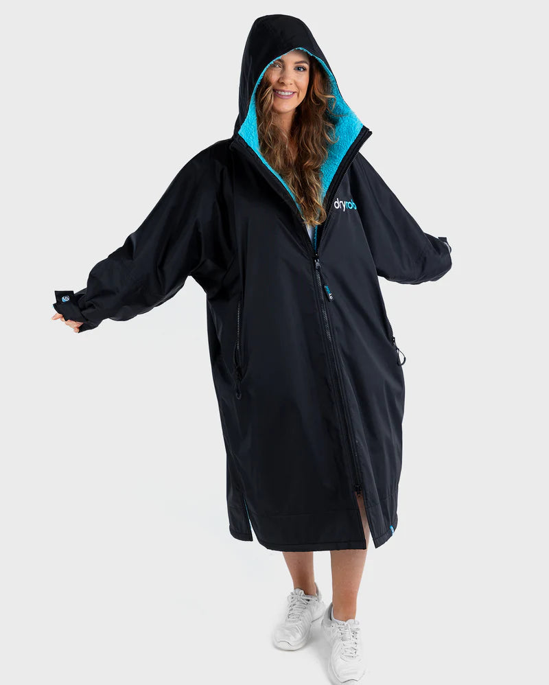 Dryrobe Advance Changing Robe - Black/Blue