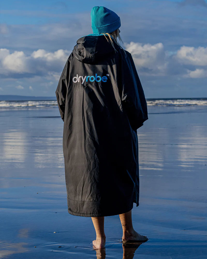 Dryrobe Advance Changing Robe - Black/Blue