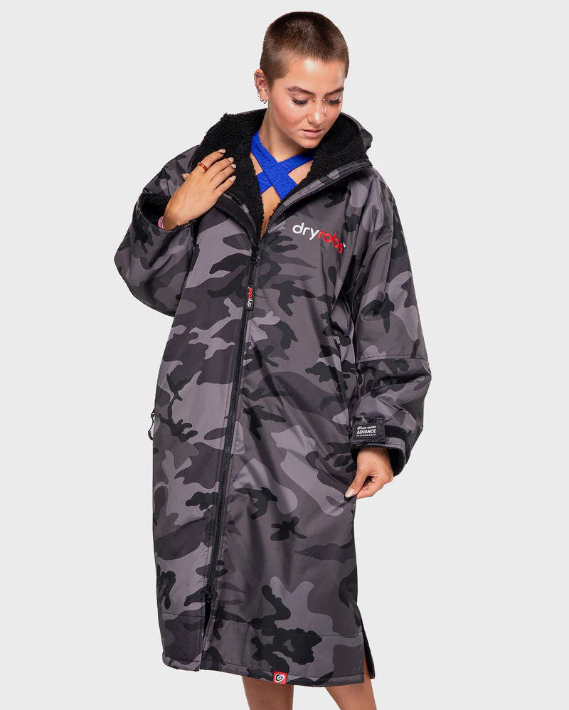 Dryrobe Advance Changing Robe - Black Camo/Black