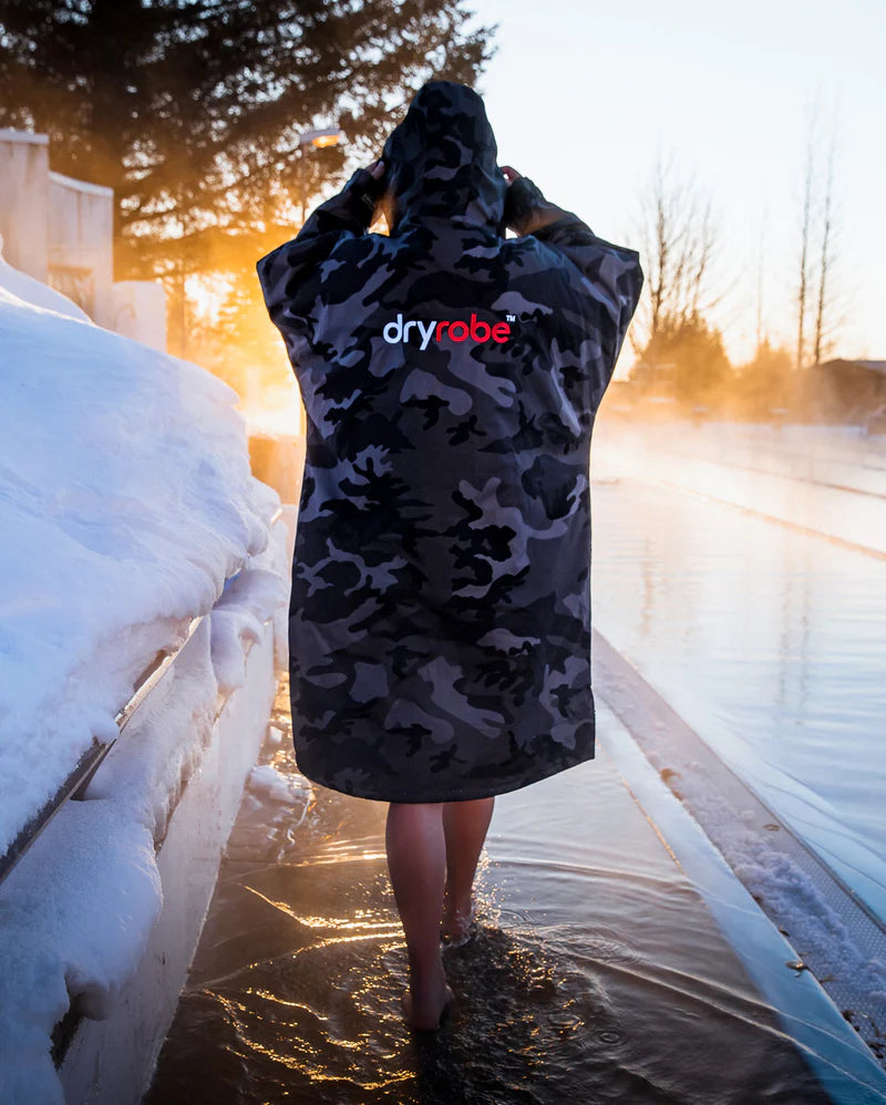 Dryrobe Advance Changing Robe - Black Camo/Black