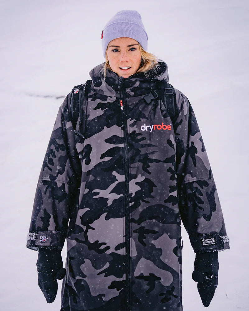 Dryrobe Advance Changing Robe - Black Camo/Black
