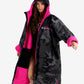 Dryrobe Advance Changing Robe - Black Camo/Pink