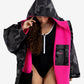 Dryrobe Advance Changing Robe - Black Camo/Pink