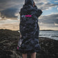 Dryrobe Advance Changing Robe - Black Camo/Pink