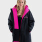 Dryrobe Advance Changing Robe - Black/Pink