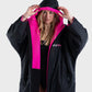 Dryrobe Advance Changing Robe - Black/Pink