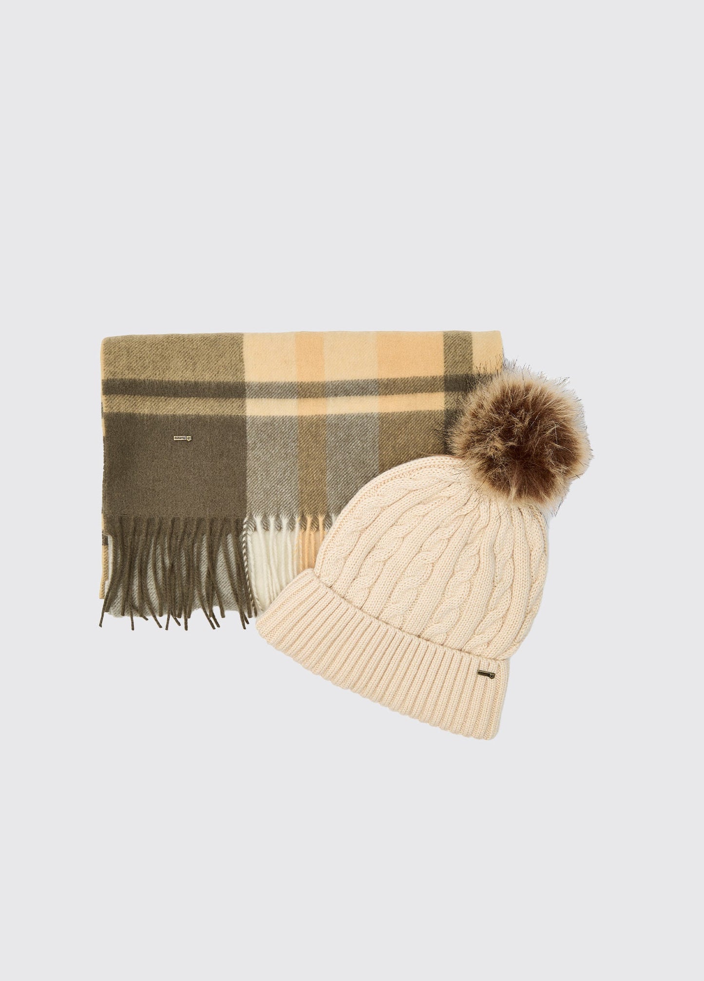 Dubarry Foley Matching Hat and Scarf Gift Set - Dusky Green