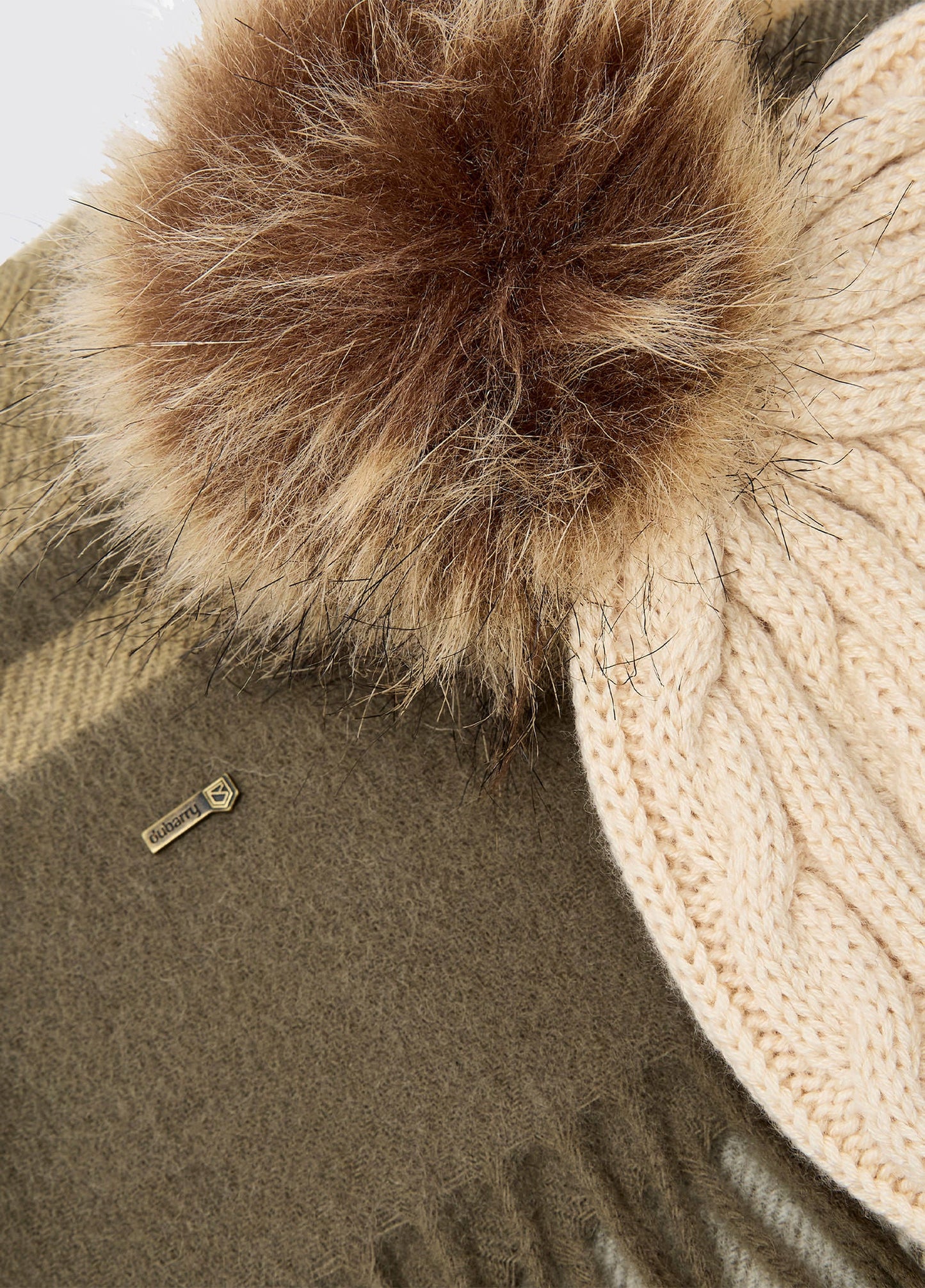 Dubarry Foley Matching Hat and Scarf Gift Set - Dusky Green