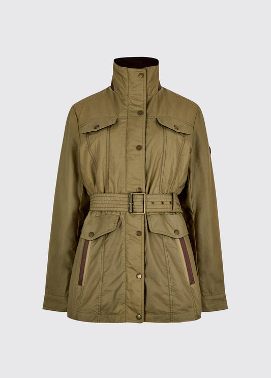 Dubarry Gandon Waxed Jacket - Golden Khaki