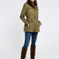 Dubarry Gandon Waxed Jacket - Golden Khaki