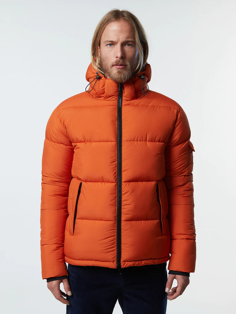 North Sails Beam Puffer Jacket - Gold Flame