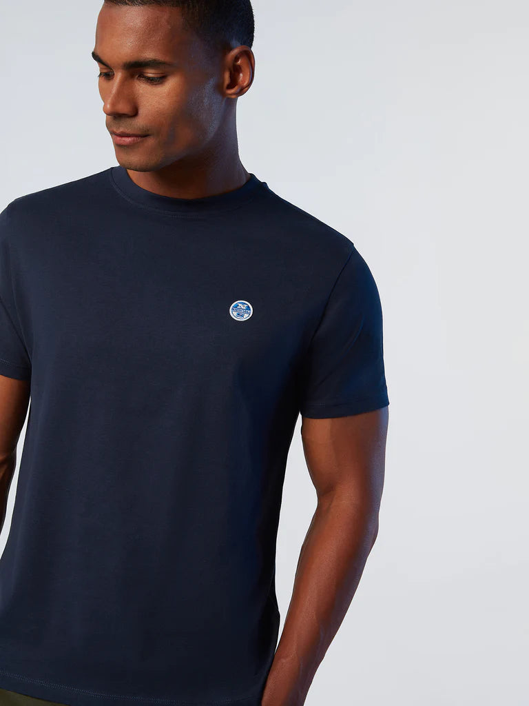 North Sails T-Shirt with Logo - Navy Blue