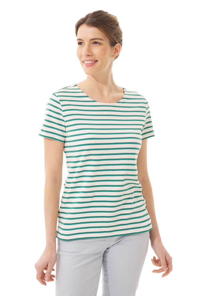 Mousqueton Kaelia-B Ecru - Jade T-Shirt Manche Courte
