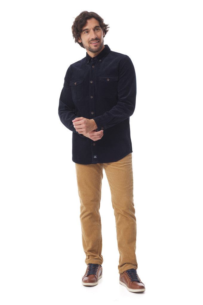 Mousqueton Kermelo Corduroy Overshirt - Marine
