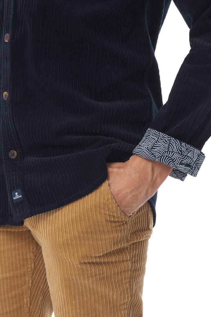 Mousqueton Kermelo Corduroy Overshirt - Marine