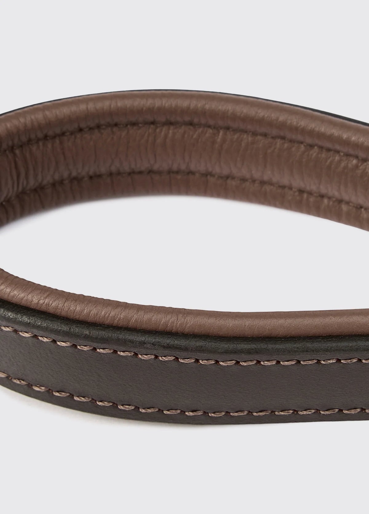 Dubarry Ranger Leather Clipped 4' Dog Lead - Mahogany