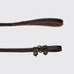 Dubarry Riley 5' Leather Slip Lead - Mahogany